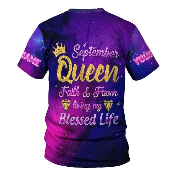 YMskins Personalized Tops Septepmber Queen All Over Printed
