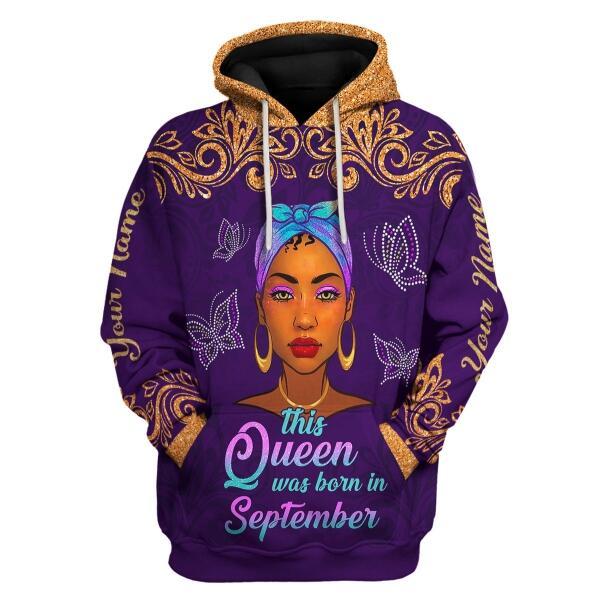 YMskins Personalized Tops September Queen All Over Printed