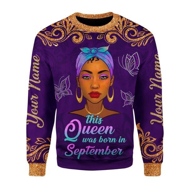 YMskins Personalized Tops September Queen All Over Printed