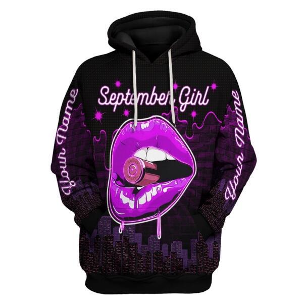YMskins Personalized Tops I'm A September Girl All Over Printed