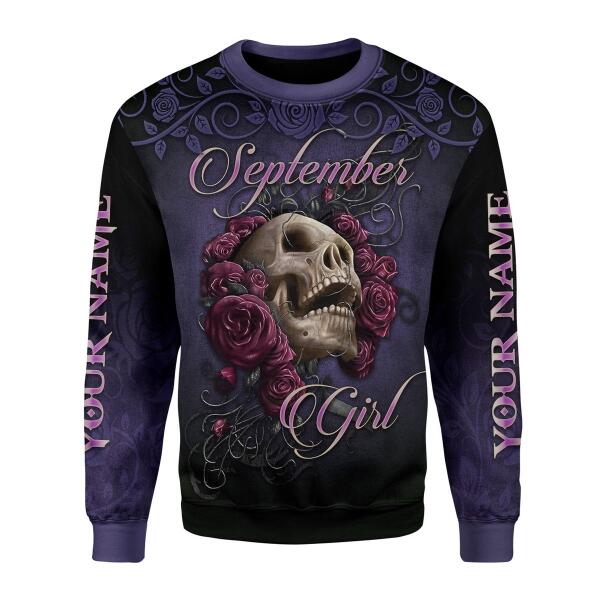 YMskins Personalized Tops I'm A September Girl All Over Printed