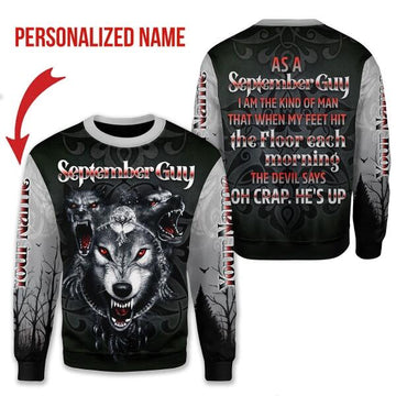 YMskins Personalized Tops September Guy All Over Printed