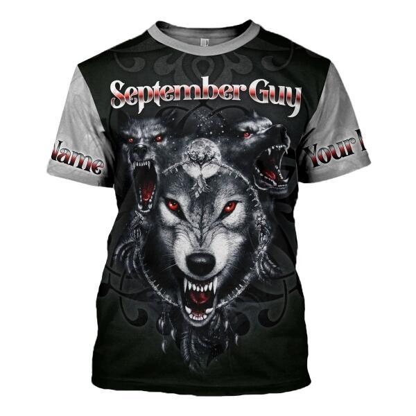 YMskins Personalized T-shirt September Guy All Over Printed
