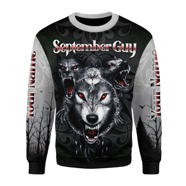 YMskins Personalized Ugly Sweater September Guy All Over Printed
