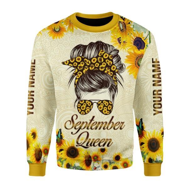 YMskins Personalized Tops September Queen All Over Printed