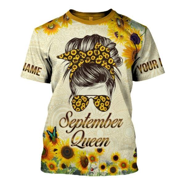 YMskins Personalized Tops September Queen All Over Printed