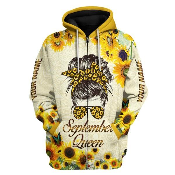 YMskins Personalized Tops September Queen All Over Printed