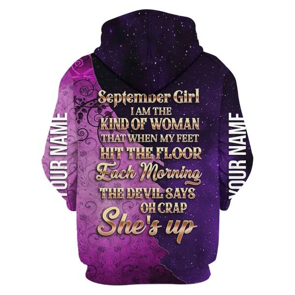 YMskins Personalized Tops As A September Girl All Over Printed
