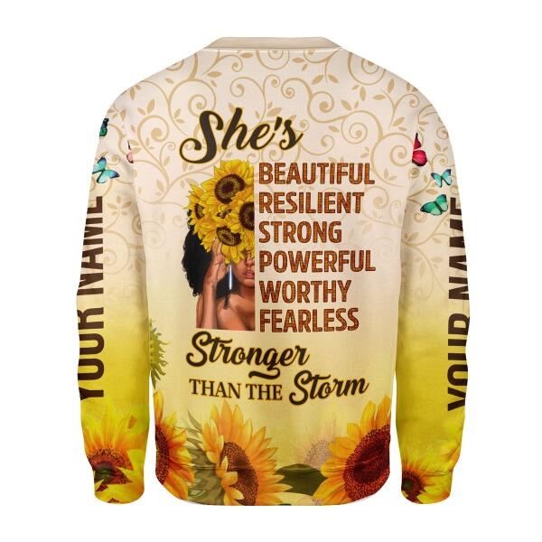 YMskins Personalized Ugly Sweater November Girl All Over Printed