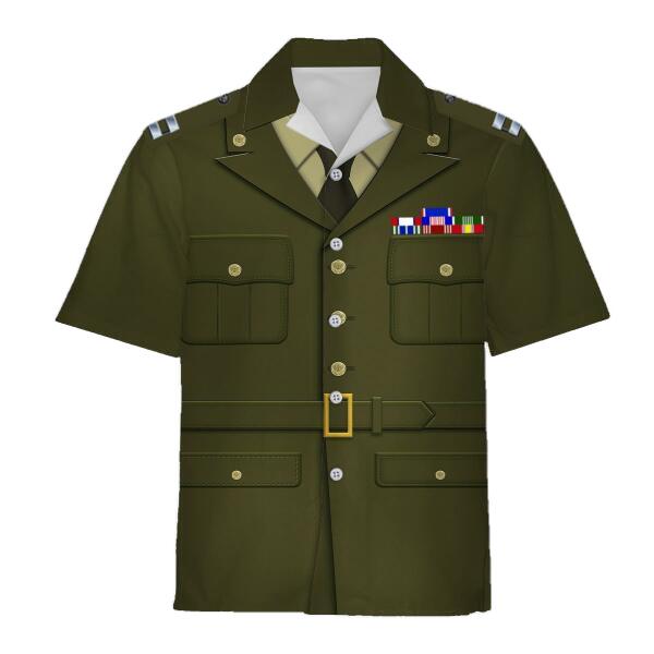 YMskinss Unisex Tracksuit U.S Army Green Service Uniform-Officers