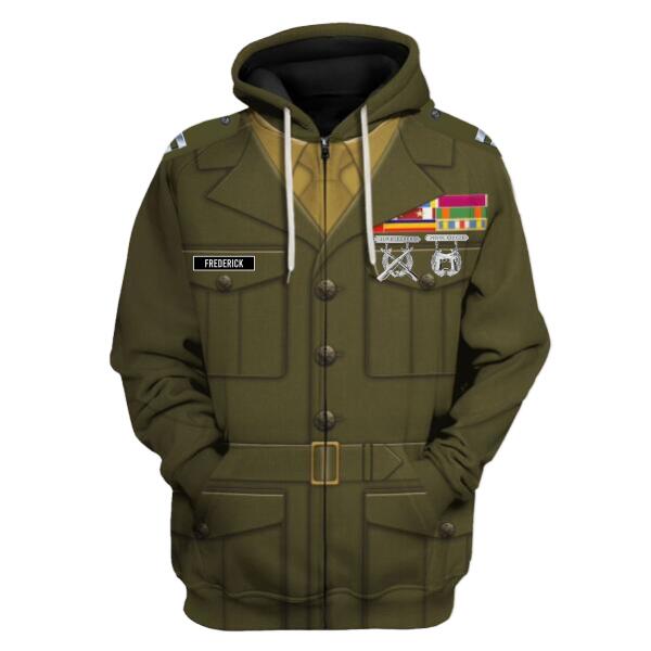 YMskinss Unisex Tracksuit U.S Marine Corps Green Service Uniform 3D Uniform-Officers