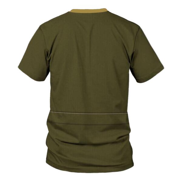 YMskinss Unisex T-Shirt U.S Marine Corps Blue Service Uniform 3D Uniform-Officer
