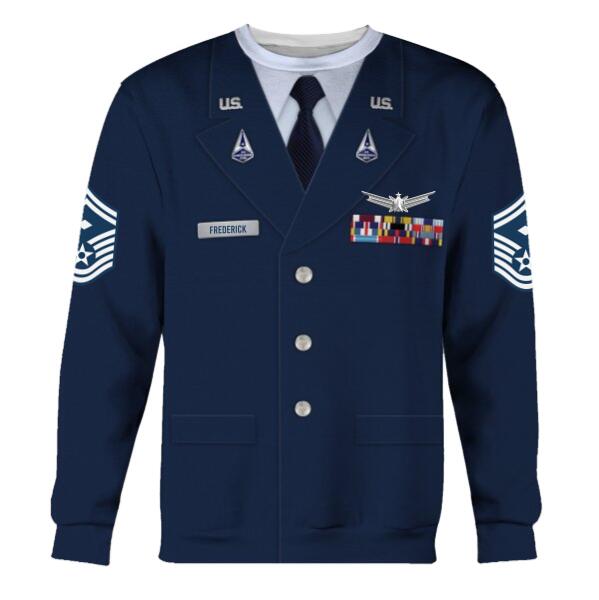 YMskinss Unisex Sweatshirt U.S Space Force Service Dress 3D Uniform-Enlisted copy