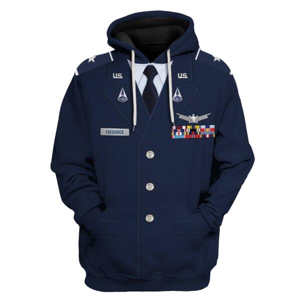 YMskinss Unisex Tracksuit U.S Space Force Service Dress (Class B) 3D Uniform-Officer