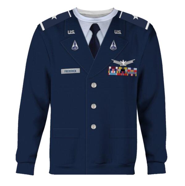YMskinss Unisex Tracksuit U.S Space Force Service Dress (Class B) 3D Uniform-Officer