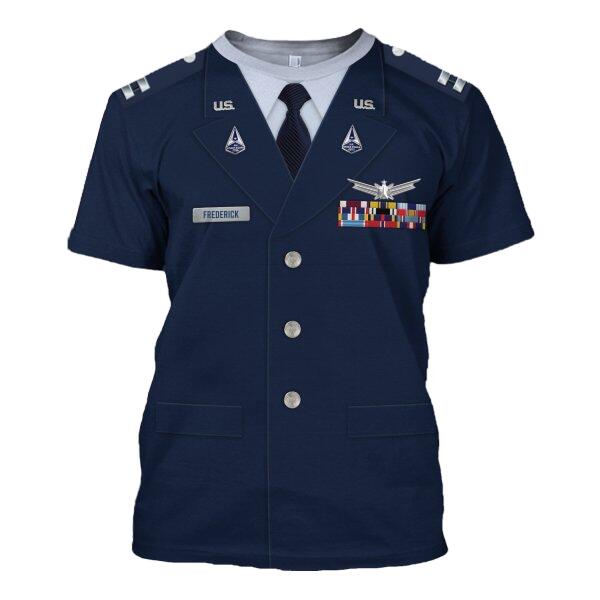 YMskinss Unisex Tracksuit U.S Space Force Service Dress (Class A) 3D Uniform-Officer