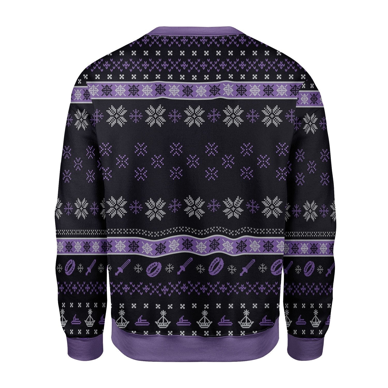 YMskins Christmas Sweater The Lord of the Rings The Fellowship 3D Apparel