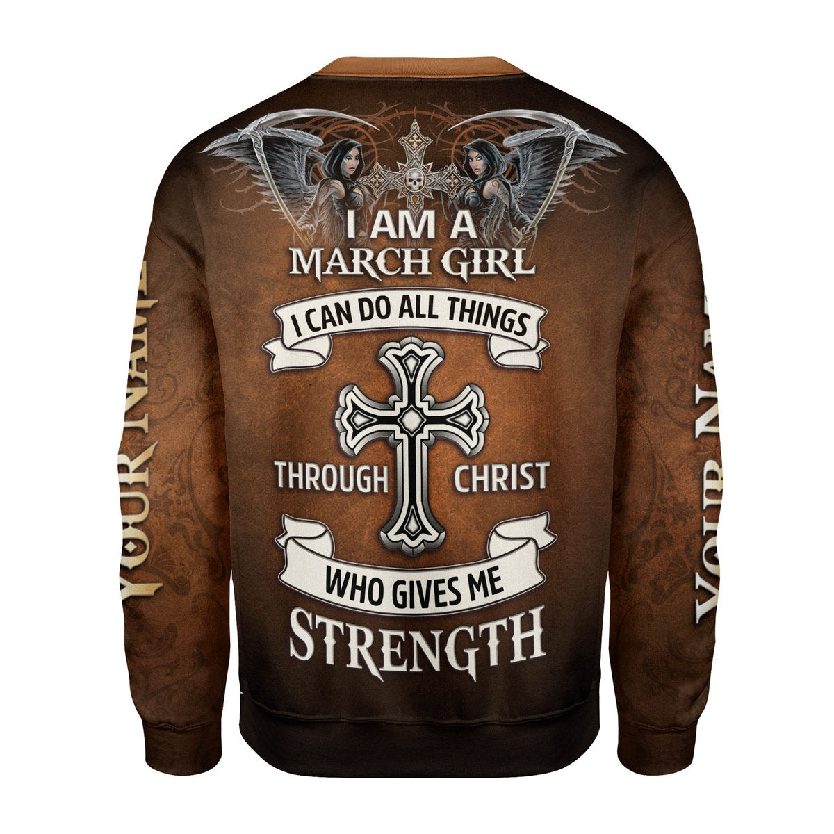 YMskins Personalized Tops March Girl All Over Printed