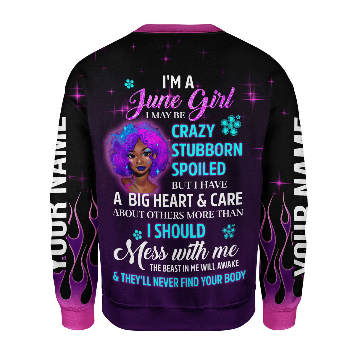 YMskins Personalized Tops Queen Was Born In June All Over Printed