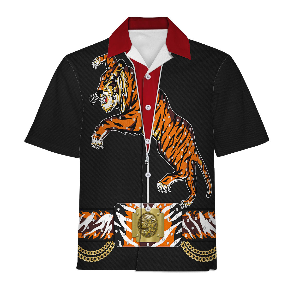 Elvis Presley Tiger Black Costume Hoodie Sweatshirt T-Shirt Sweatpants