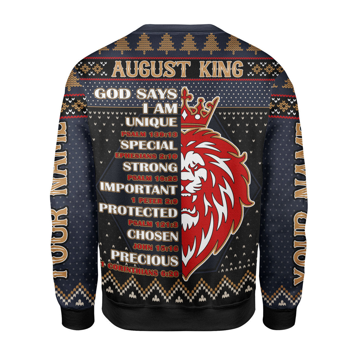 YMskins Personalized Tops August Guy All Over Printed