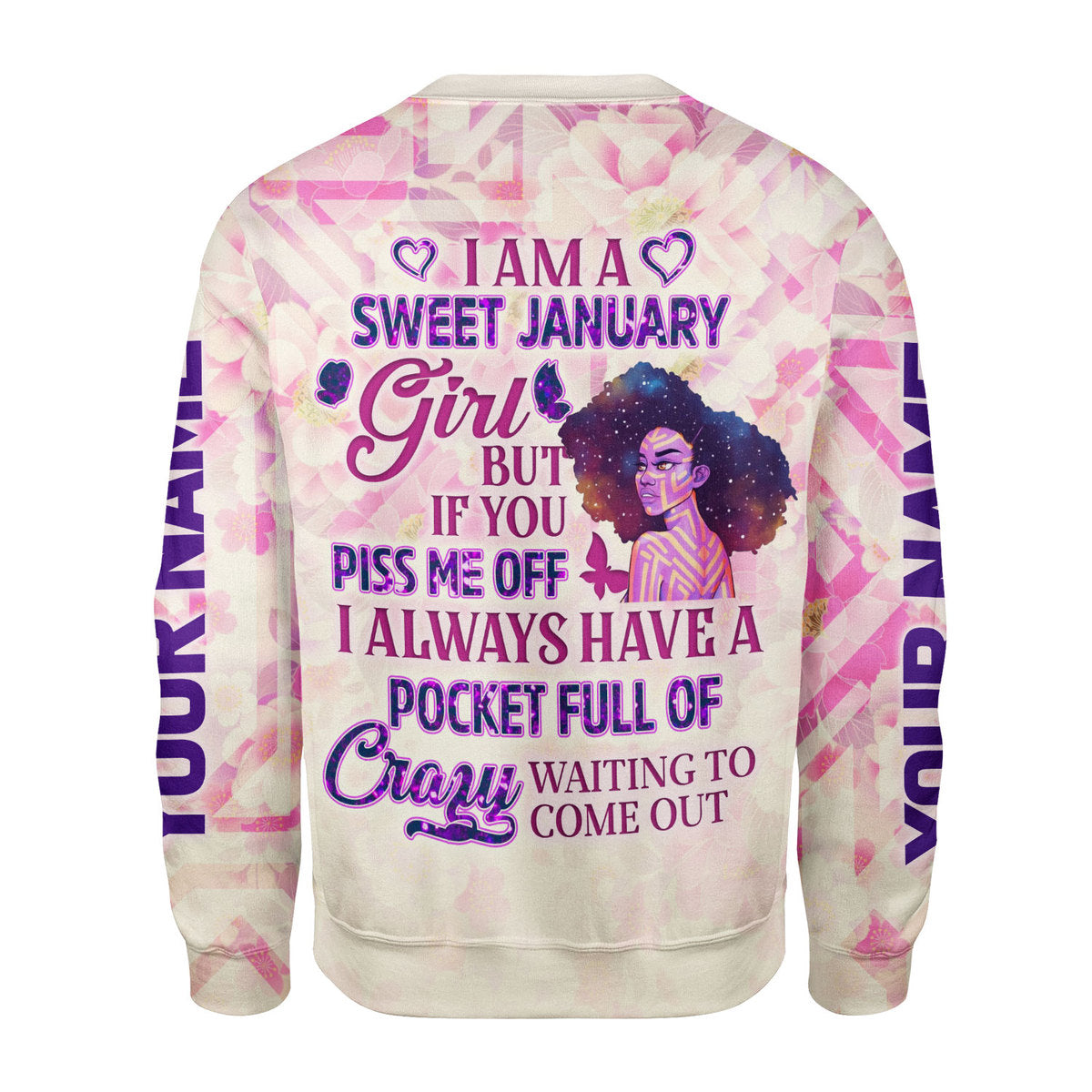 YMskins Personalized Tops January Girl All Over Printed