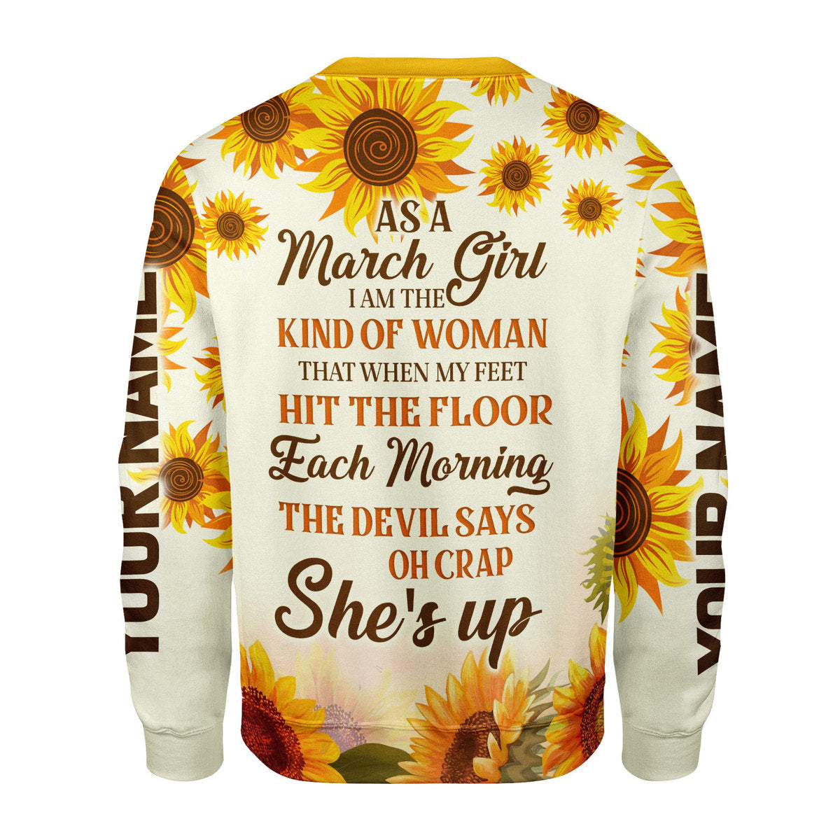 YMskins Personalized Tops March Girl All Over Printed