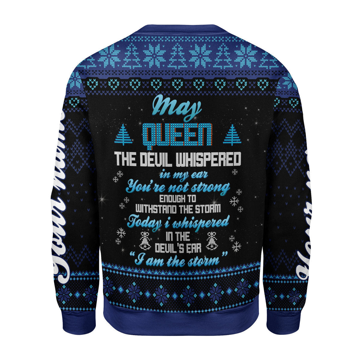 YMskins Personalized Ugly Sweater May Girl I Am The Storm All Over Printed