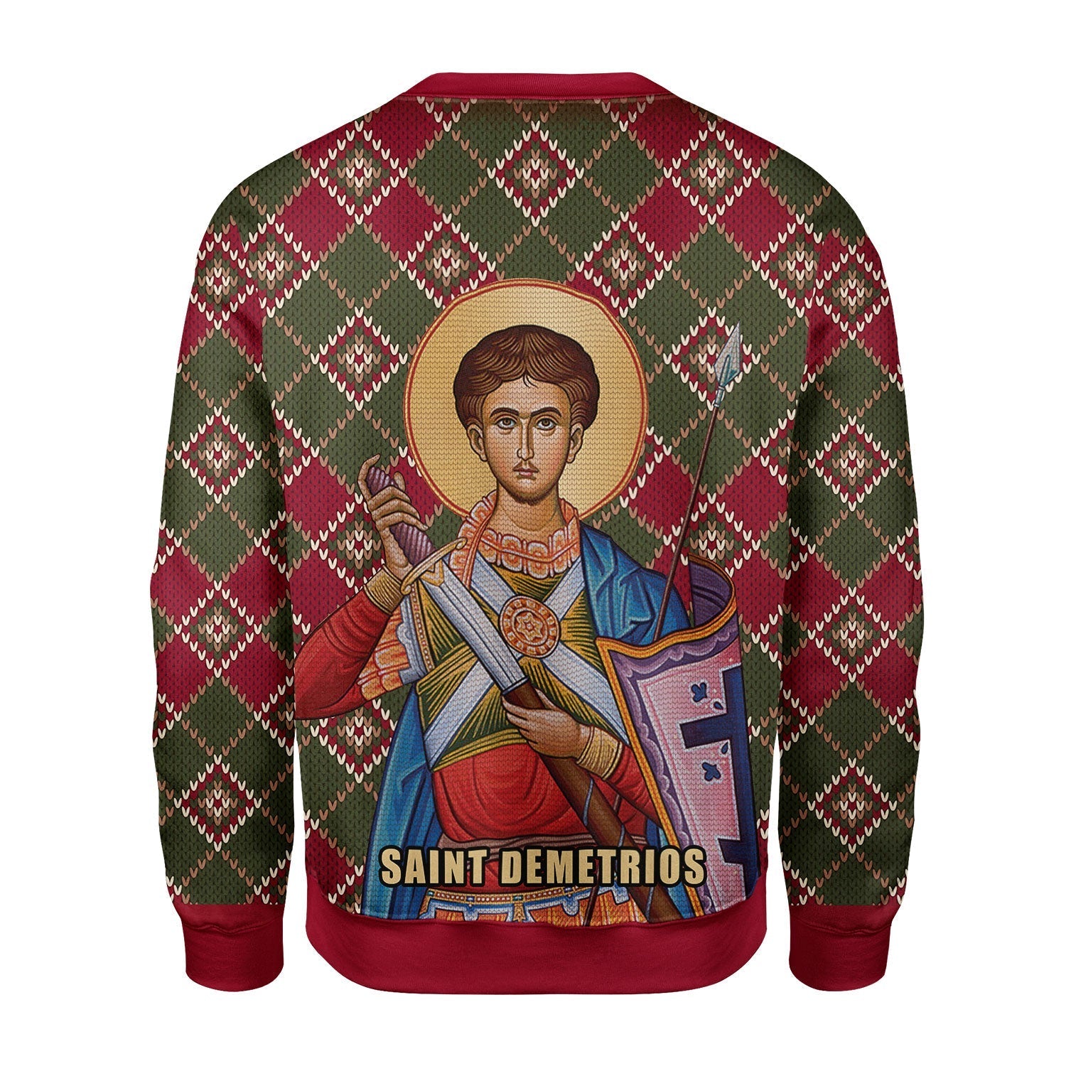 YMskins Christmas Sweater Saint Demetrios 3D Apparel