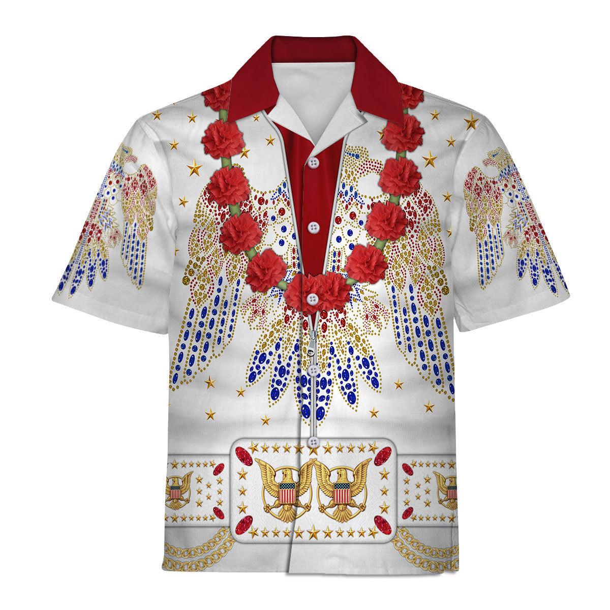 Gearhomie Elvis Aloha Costume from Hawaii Hoodie Sweatshirt T-Shirt Sweatpants - Gearhomie.com