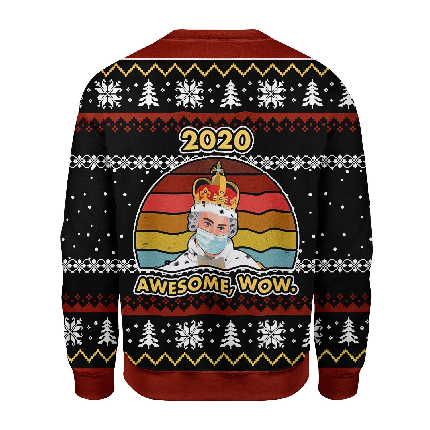 YMskins Christmas Sweater 2020 Awesome Wow 3D Apparel