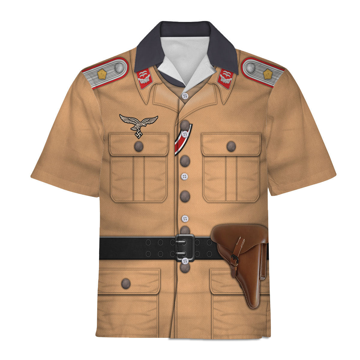YMskins Luftwaffe Tropical Uniform- Artillery Lieutenant Costume Hoodie Sweatshirt T-Shirt Tracksuit Historical American-Inspired Apparel