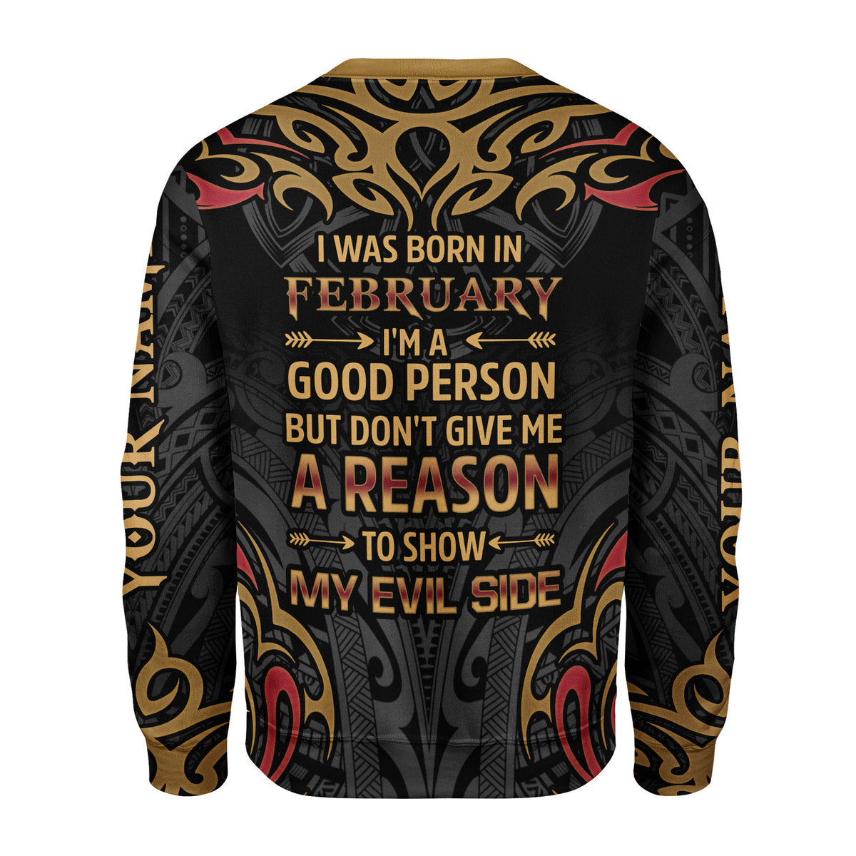 YMskins Personalized Tops February Guy All Over Printed
