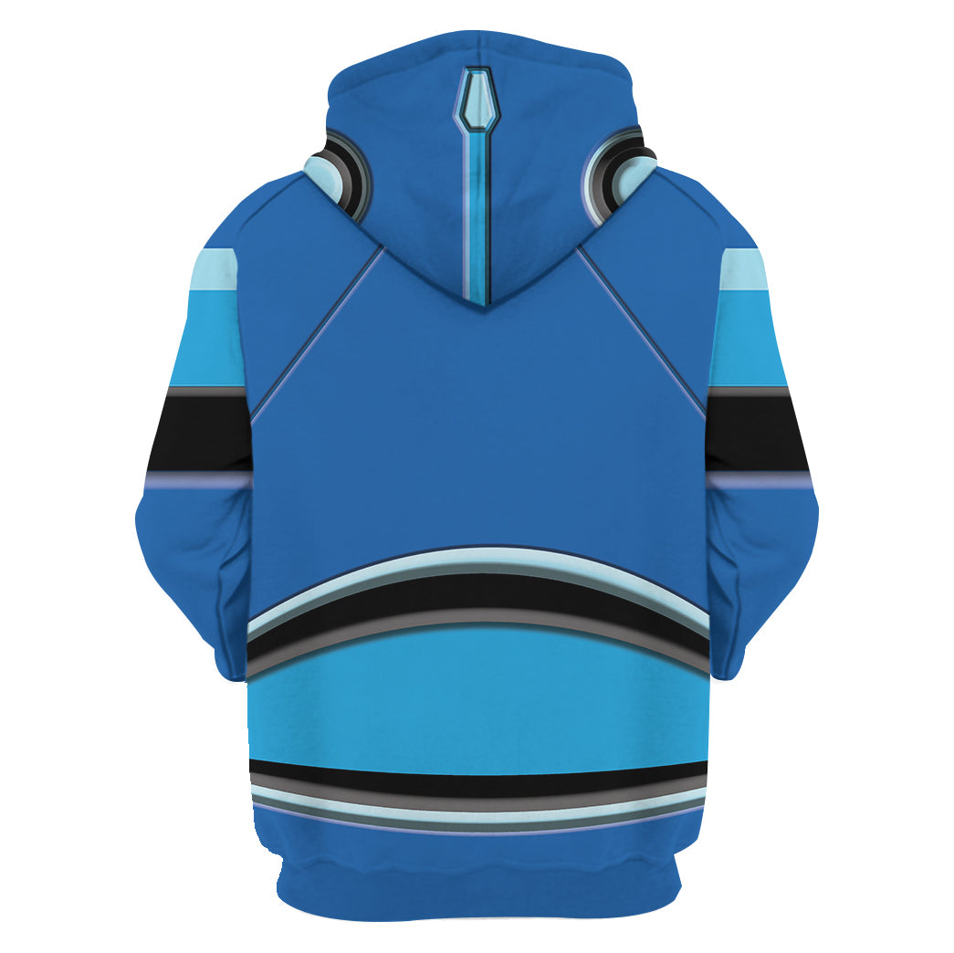 YMskins Mega Man Fully Charged Costumes Hoodie Sweatshirt T-shirt Tracksuit