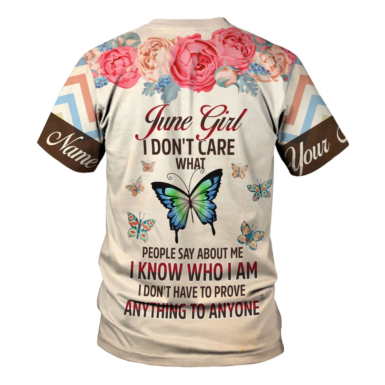 YMskins Personalized Tops June Girl All Over Printed