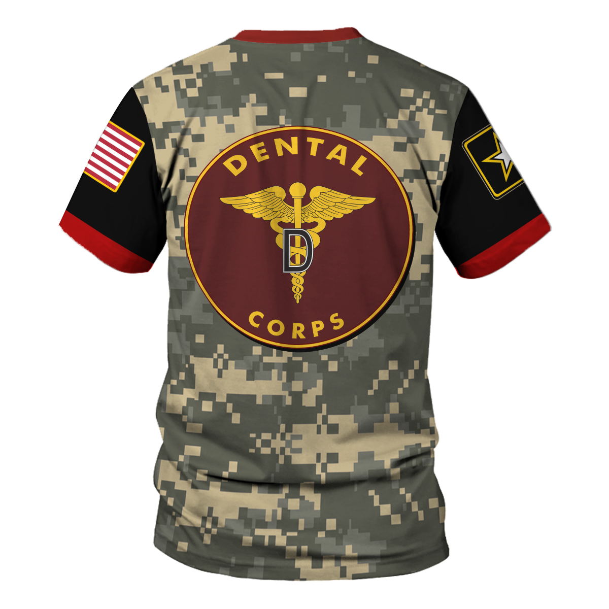 YMskins T-shirt US Army Uniform Army Dental Corps WW2 3D Apparel
