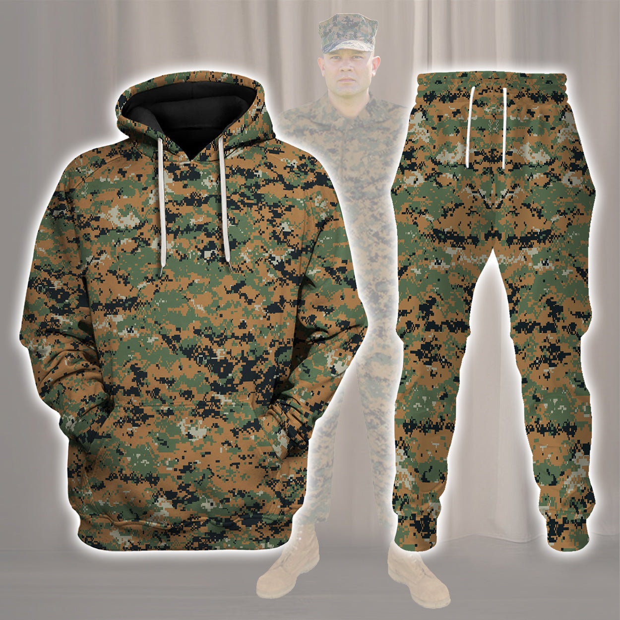American MARPAT Marine pattern Woodland Camo