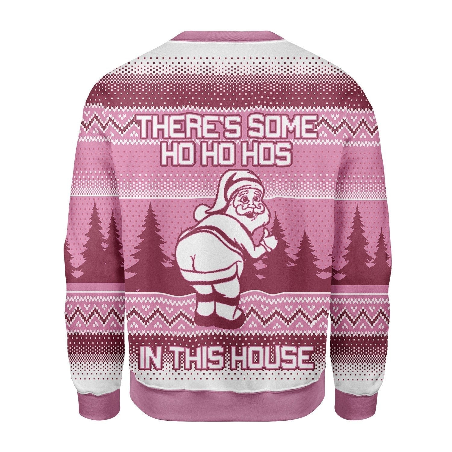 YMskins Christmas Sweater There's Some Hos In This House 3D Apparel