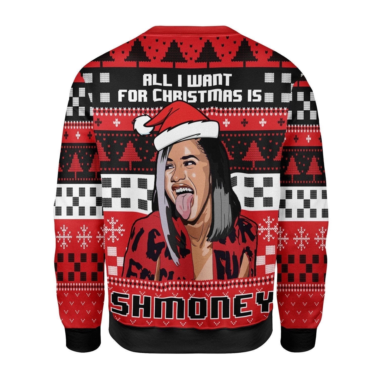 YMskins Christmas Sweater All I Want For Christmas Is Some Money 3D Apparel