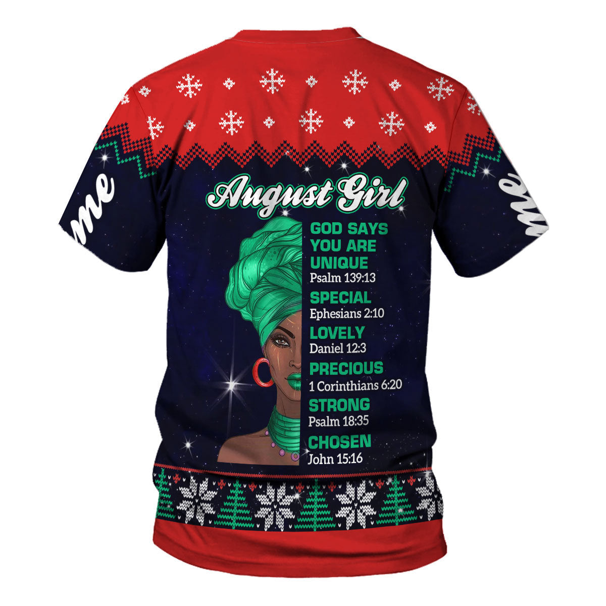 YMskins Personalized Tops August Girl  All Over Printed