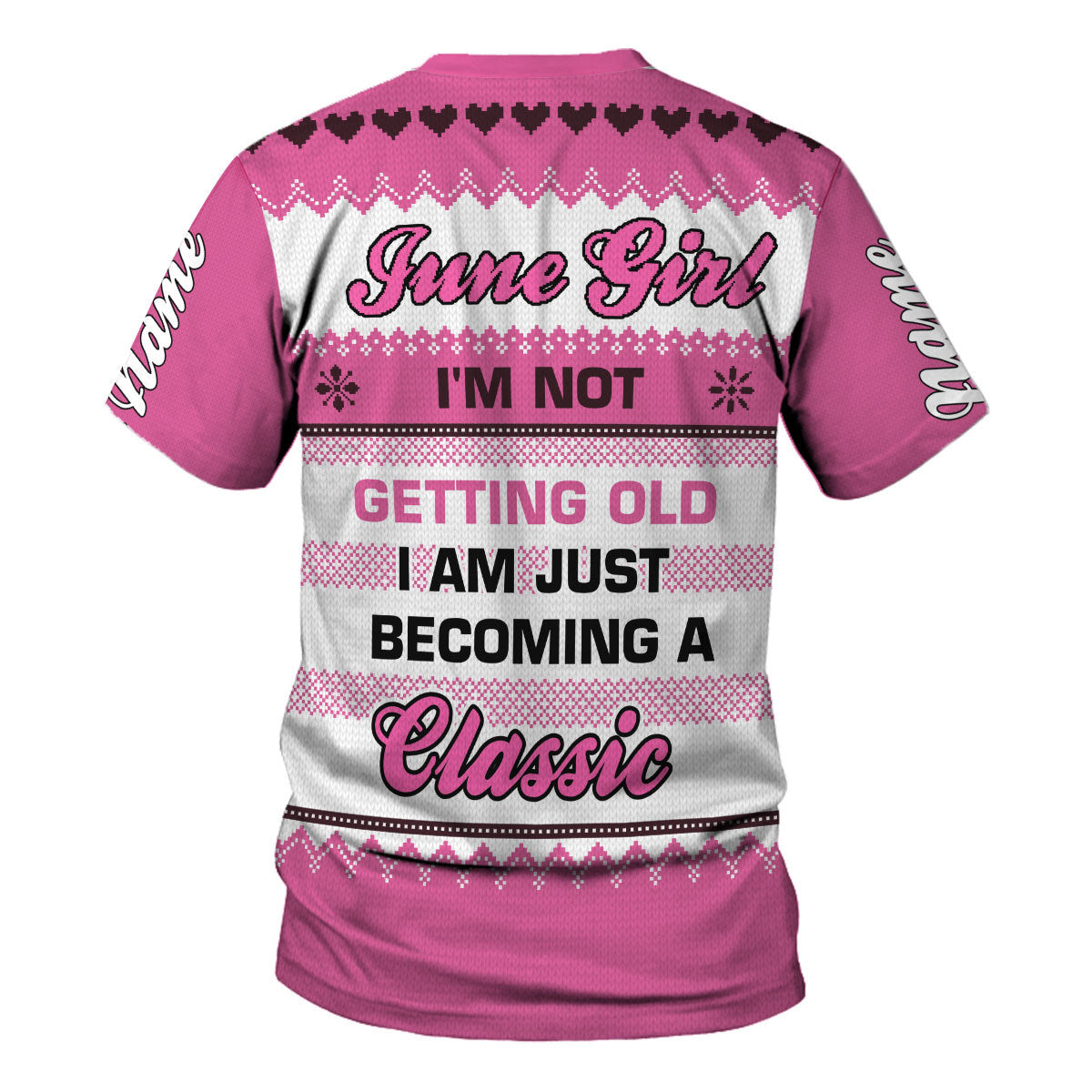 YMskins Personalized T-shirt June Girl All Over Printed