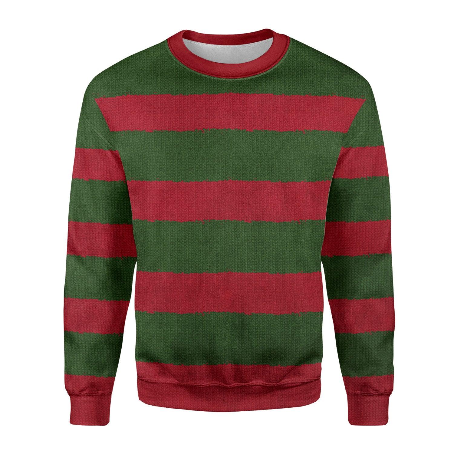 Gearhomie Freddy Krueger Christmas Ugly Sweater - Gearhomie.com