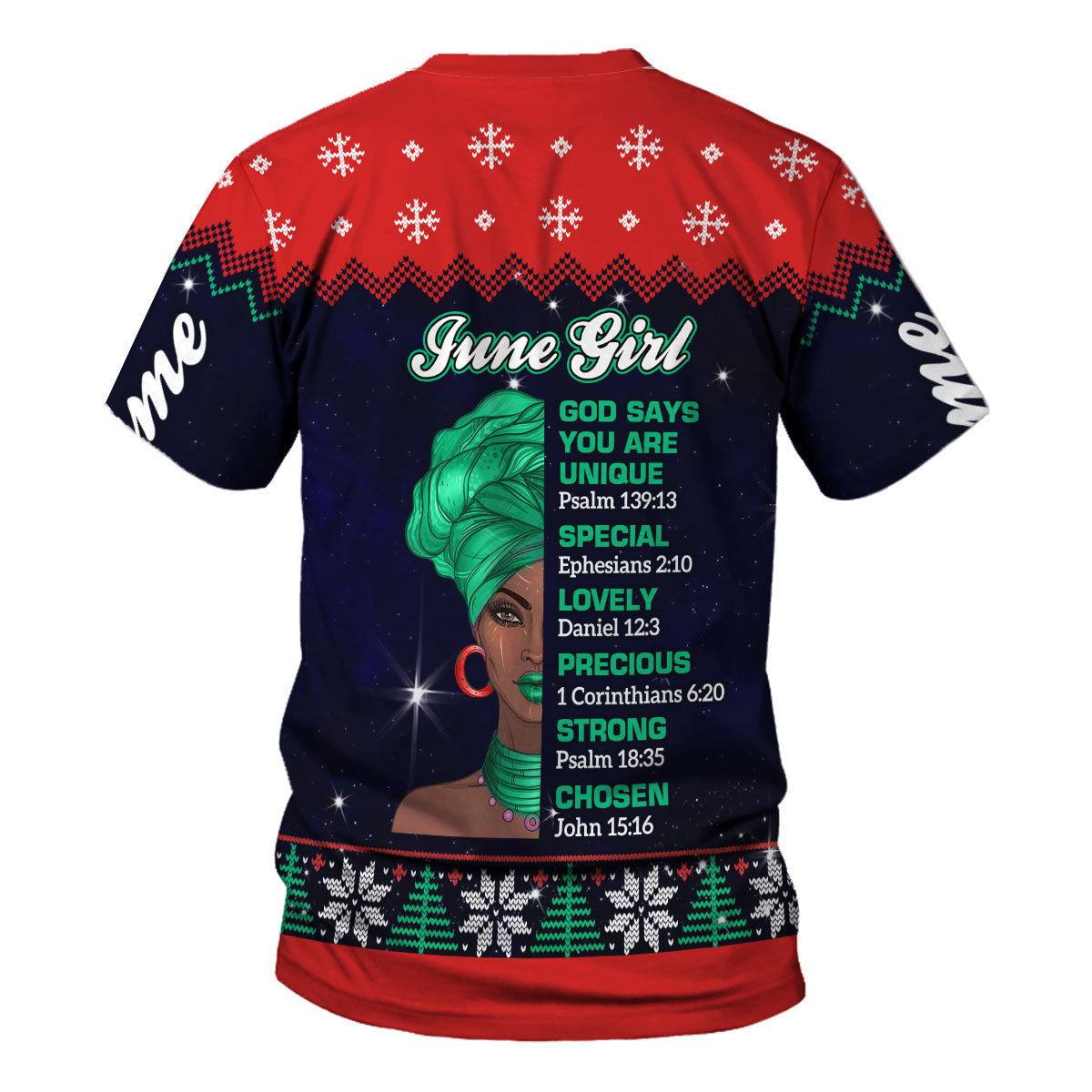 YMskins Personalized T-shirt June Girl All Over Printed