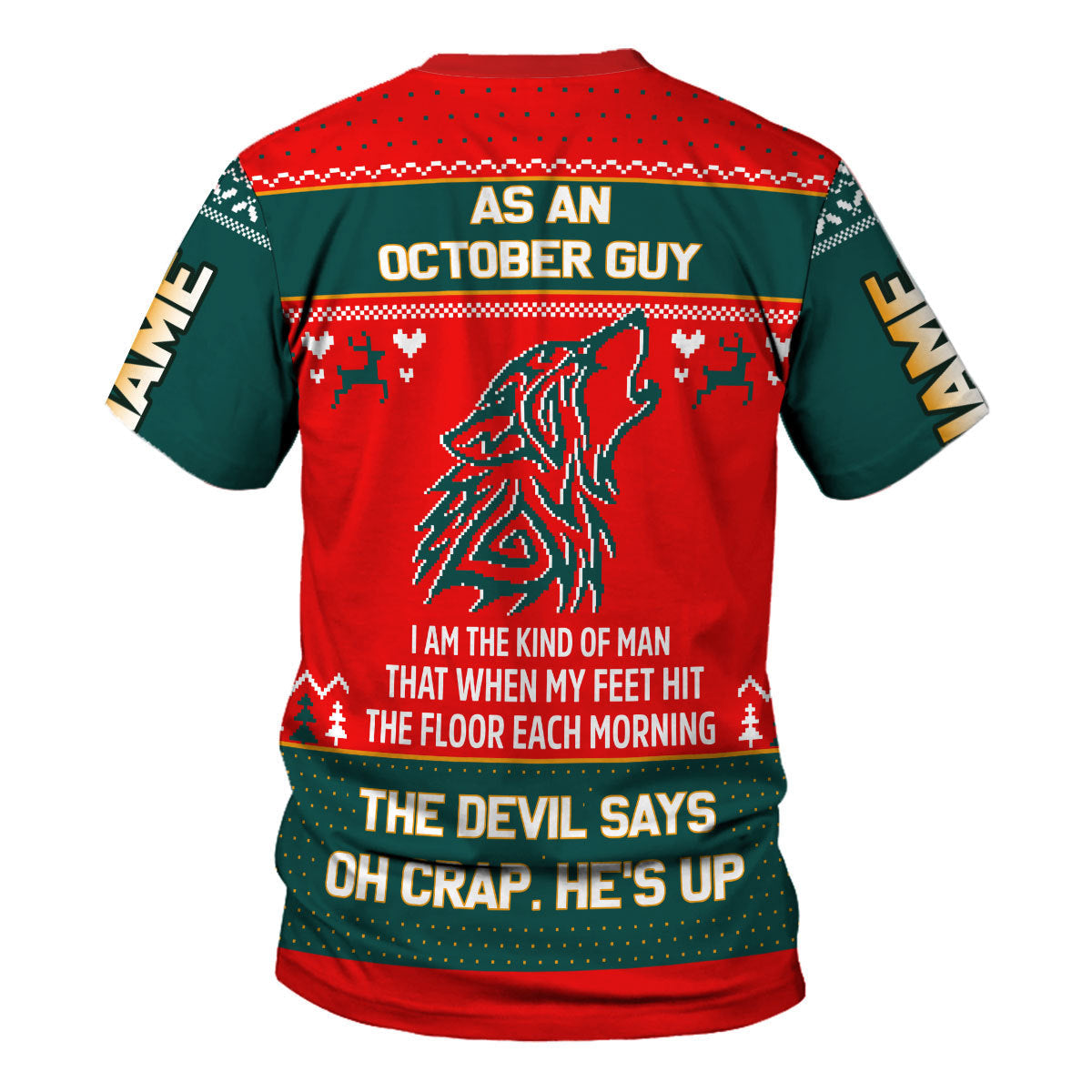 YMskins Personalized Tops October Guy All Over Printed