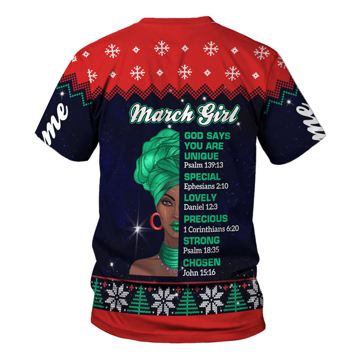 YMskins Personalized Tops March Girl All Over Printed