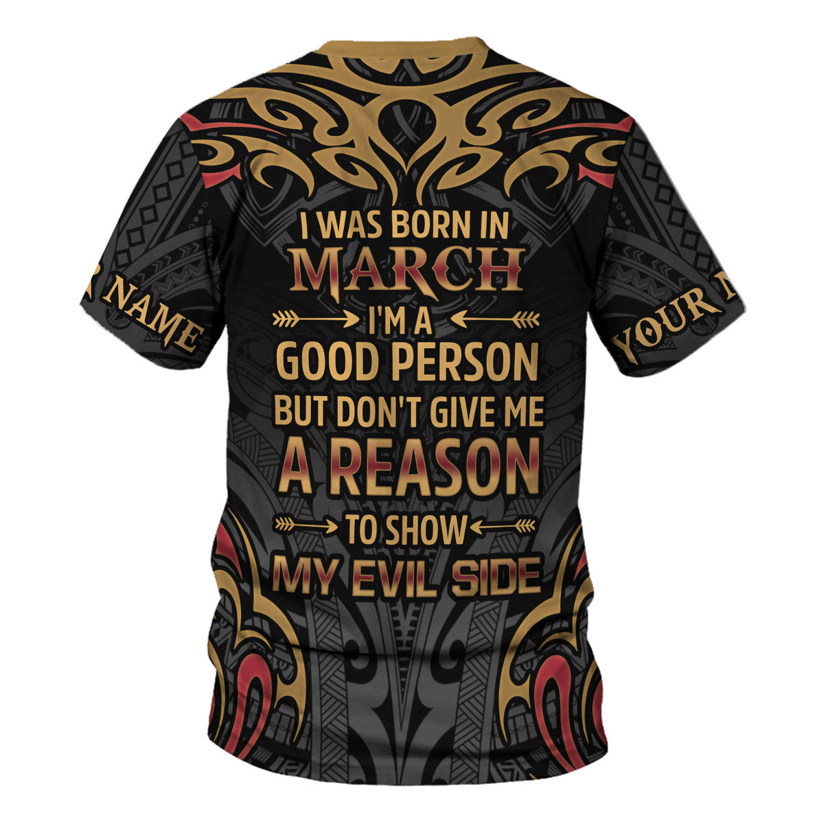YMskins Personalized T-Shirt March Guy All Over Printed