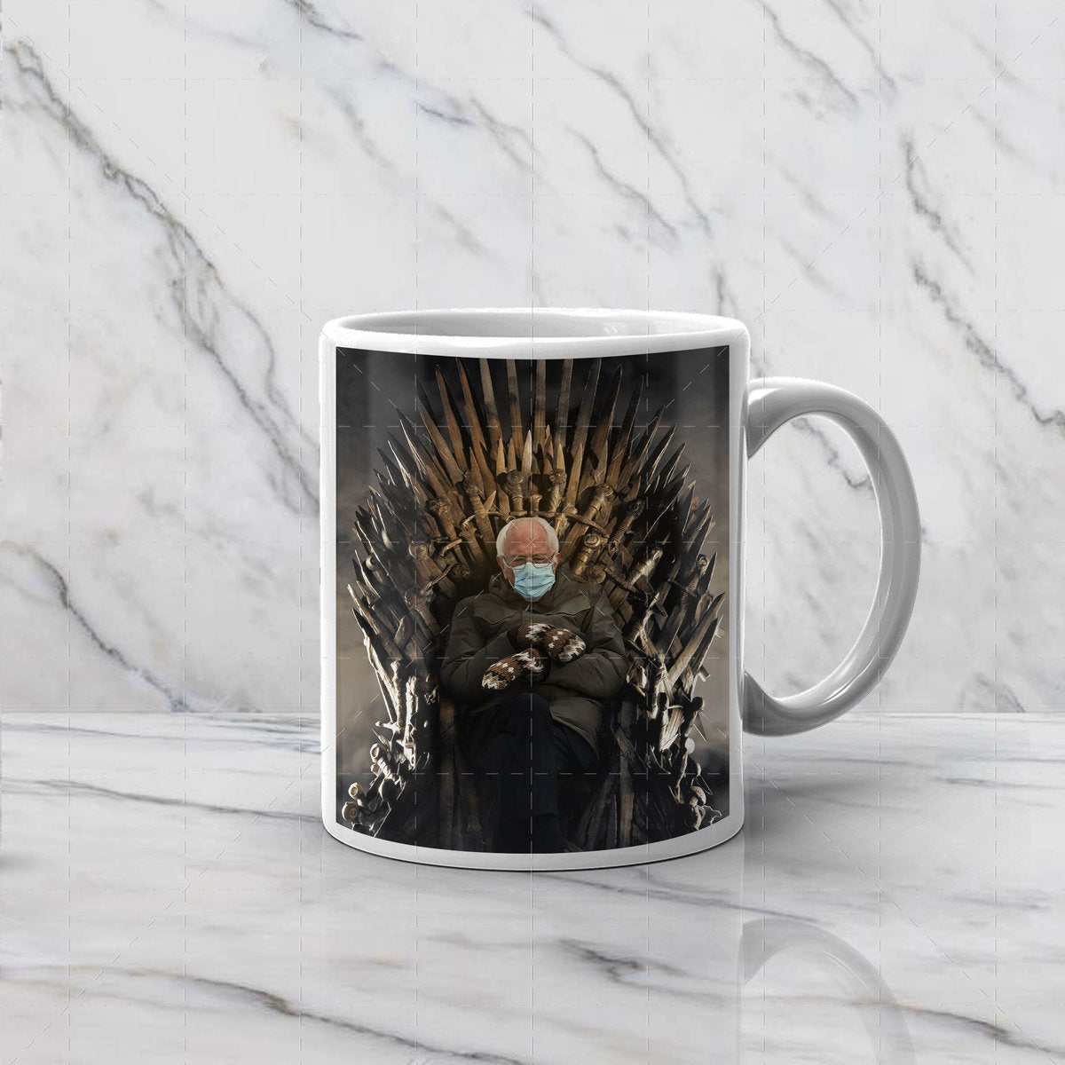 Bernie Meme Game of Thrones Mug