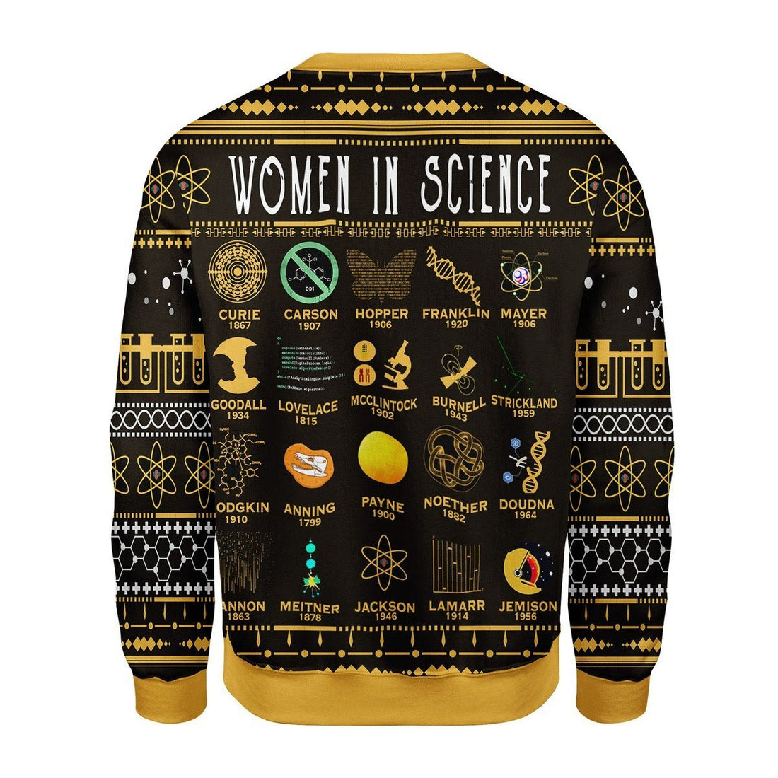 Gearhomies Christmas Unisex Sweater Women In Science 3D Apparel