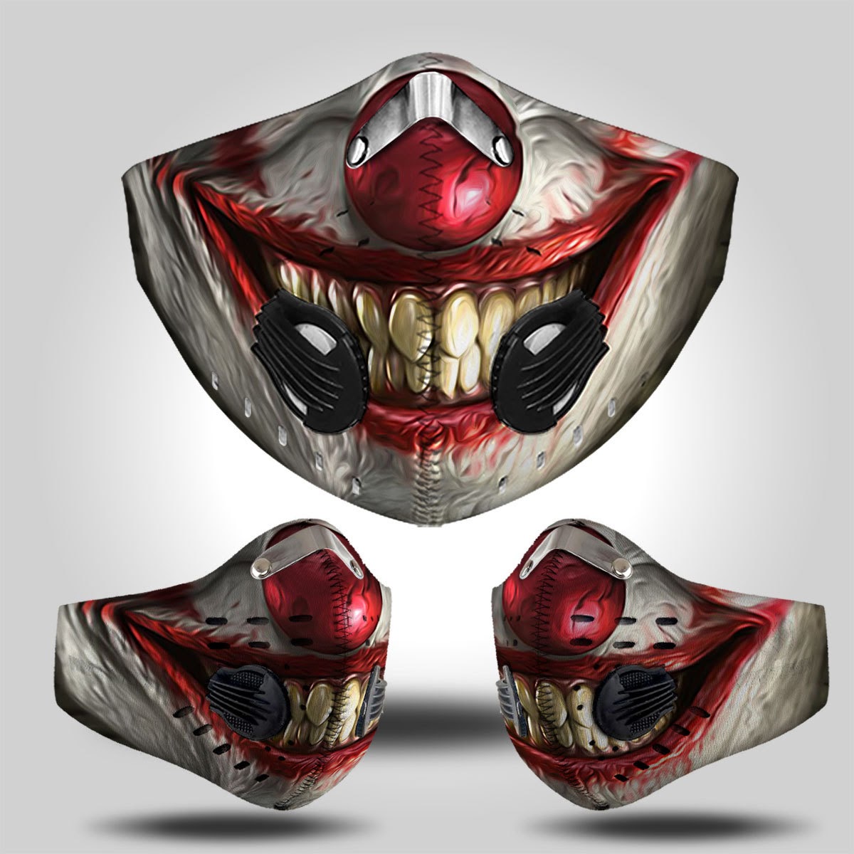 Nightmare Clown Mask Face Mask