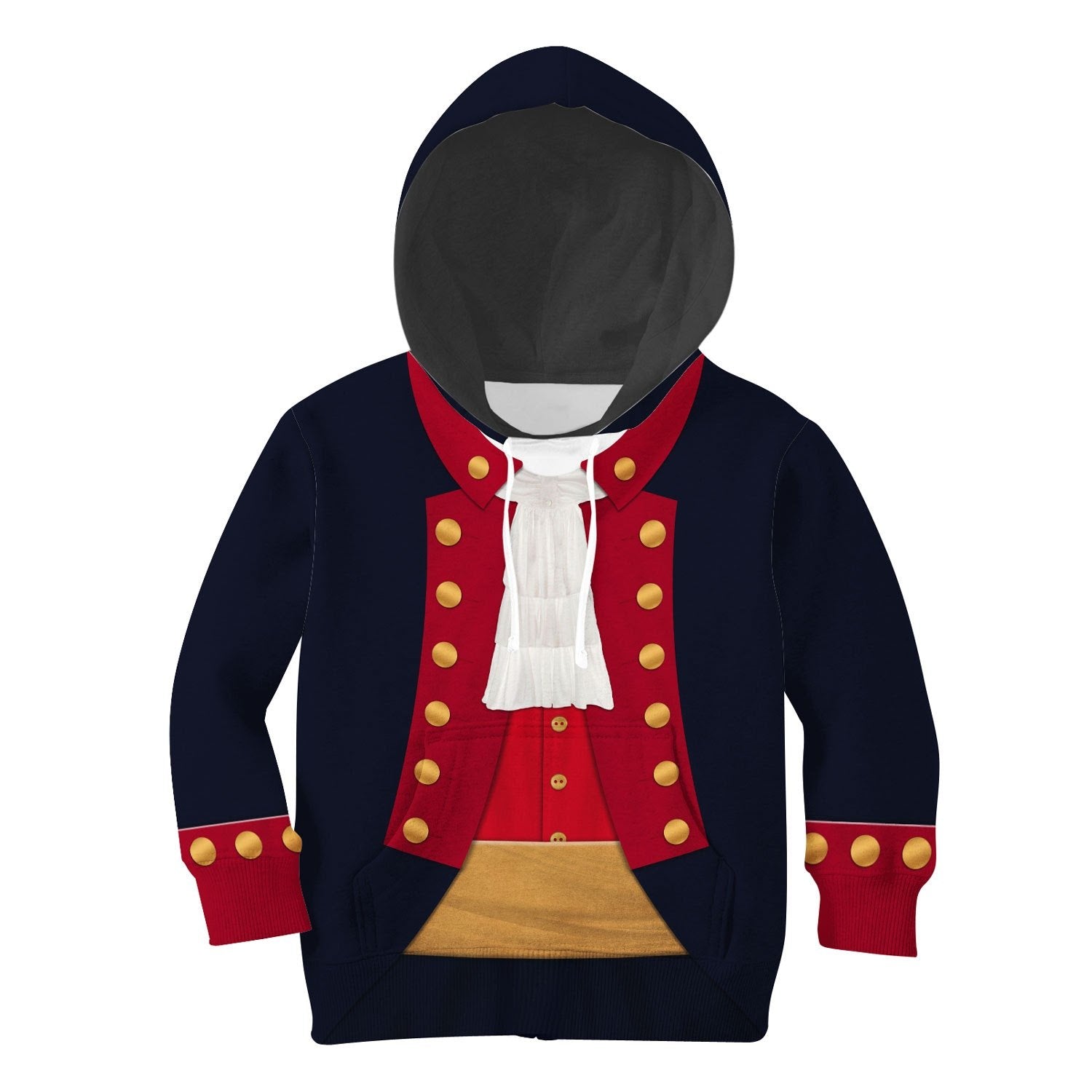 John Paul Jones Revolutionary War Uniform Kid Hoodie / Toddler 2T Qm1410